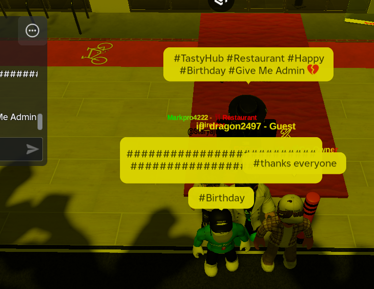 Co-Owner's birthday celebration